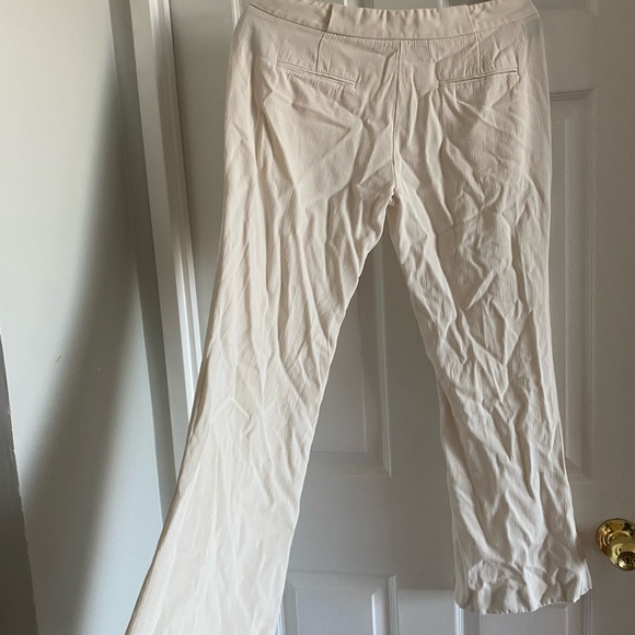 THEORY LINEN CREAM PANTS - Picture 8 of 8